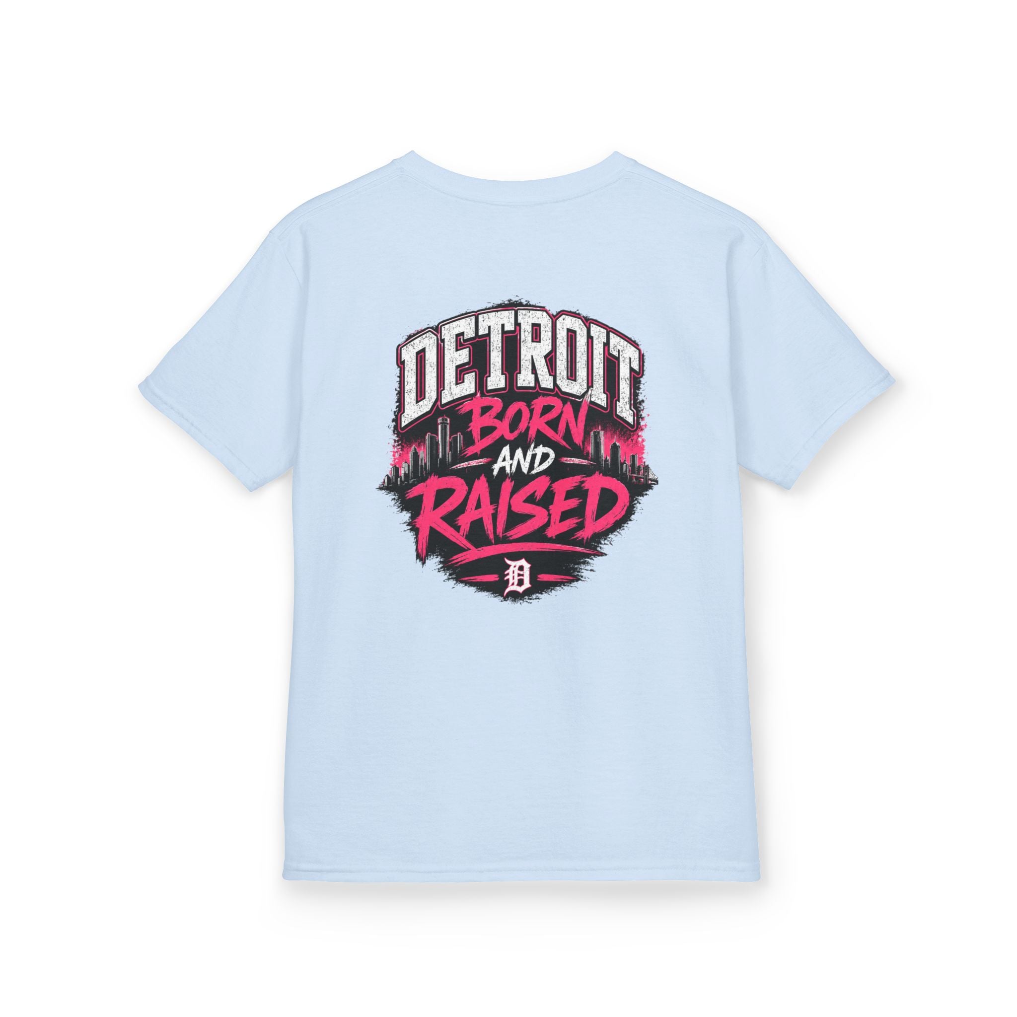 Detroit Born and Raised Kids Tee — Cost Walk Logo