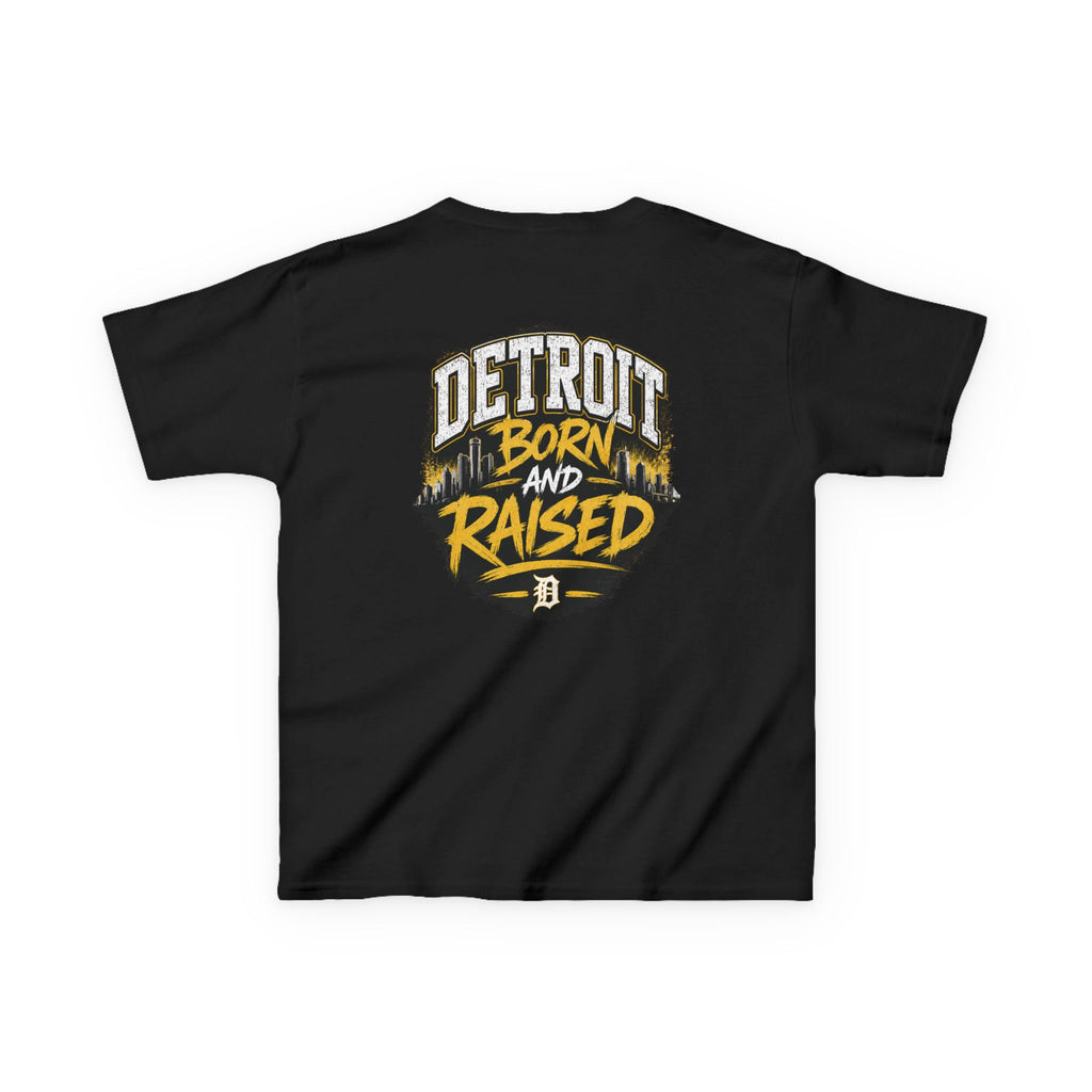 Detroit Born and Raised Kids T-Shirt — Youth City Pride Tee
