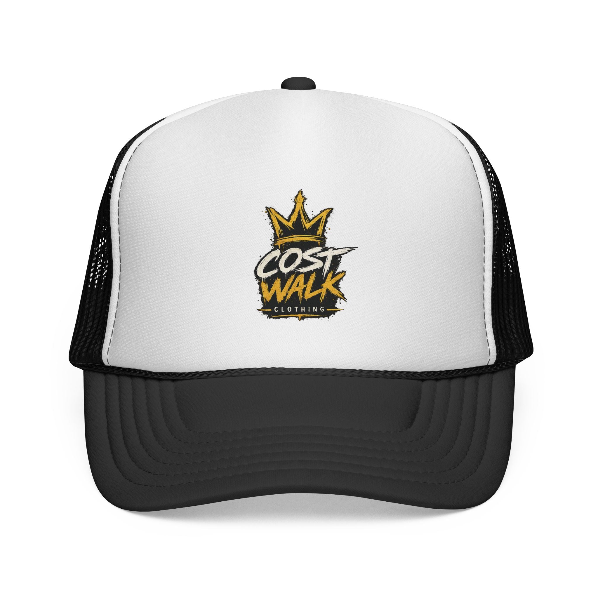 Cost Walk Trucker Cap — Crown Logo Mesh Baseball Hat