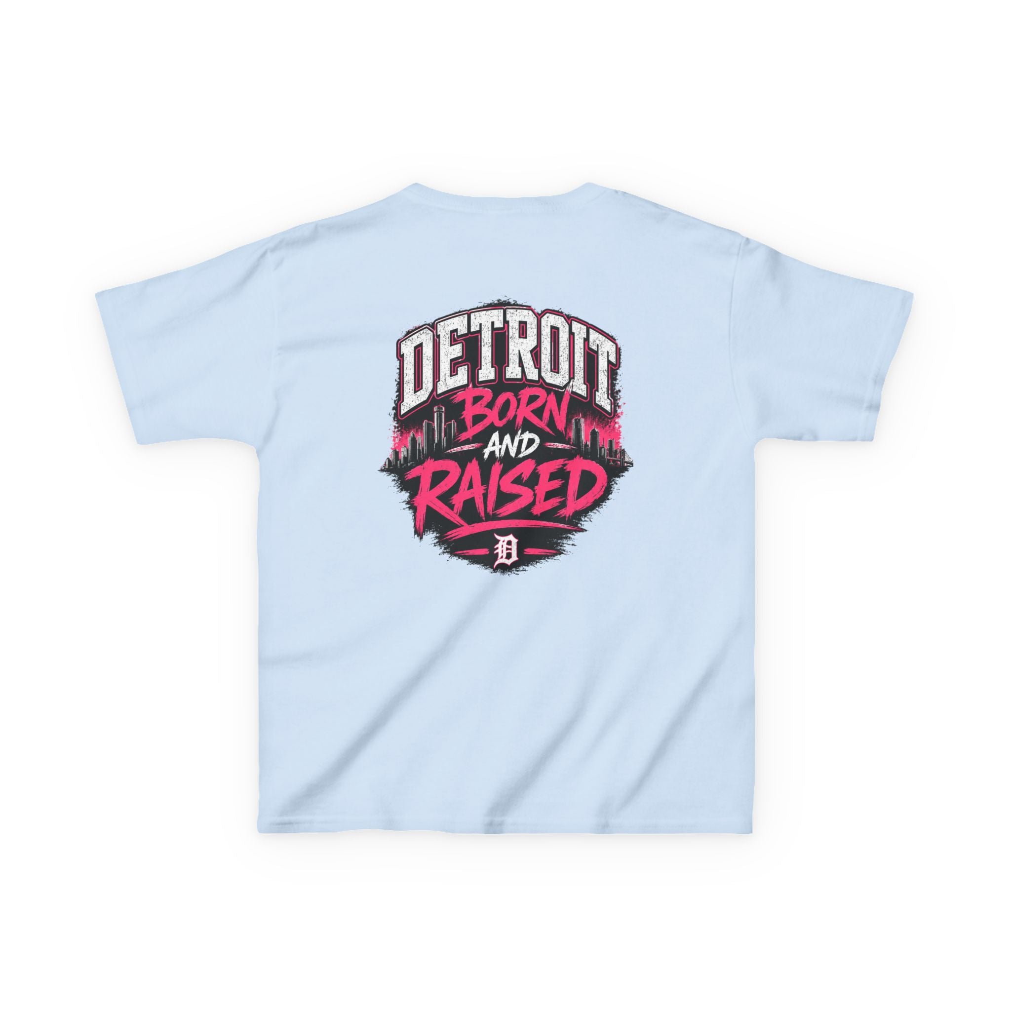 Detroit Born and Raised Kids Tee — Cost Walk Logo