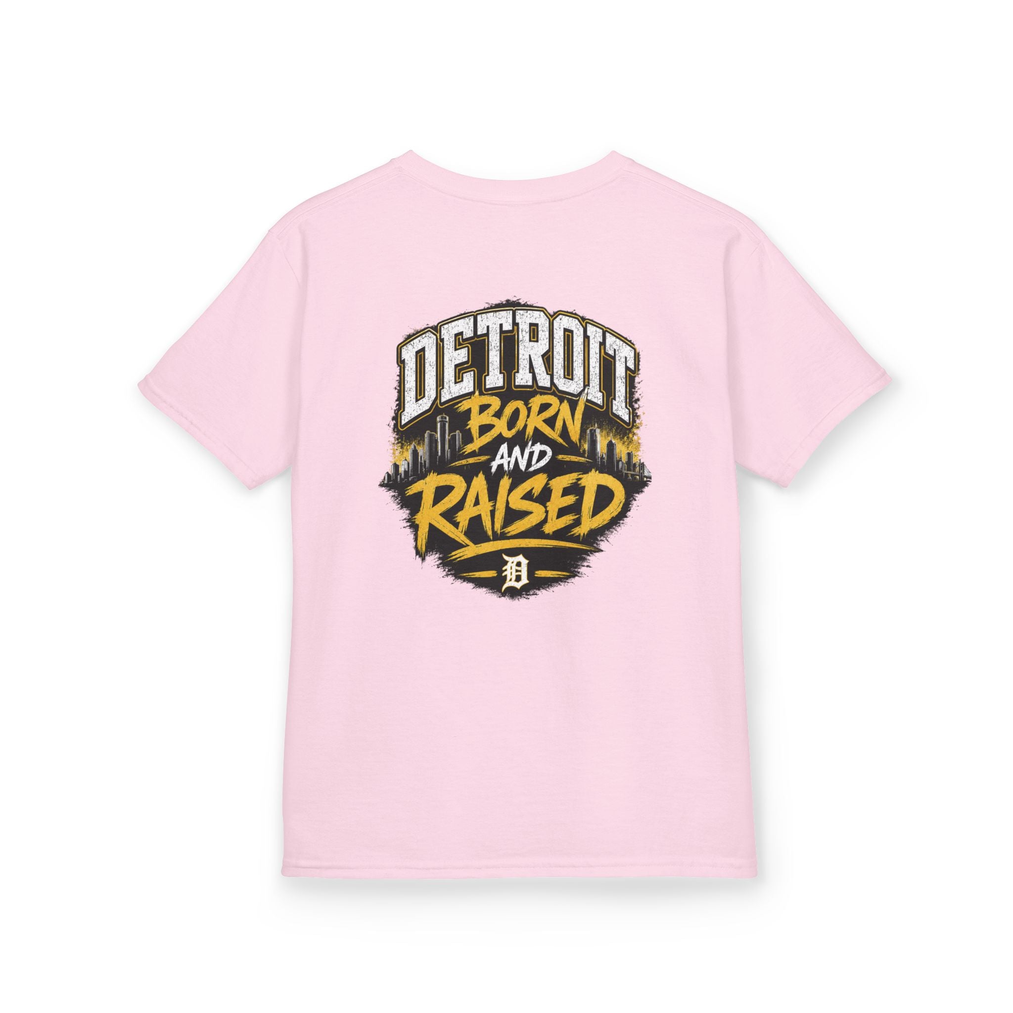 Detroit Born and Raised Kids T-Shirt — Youth City Pride Tee