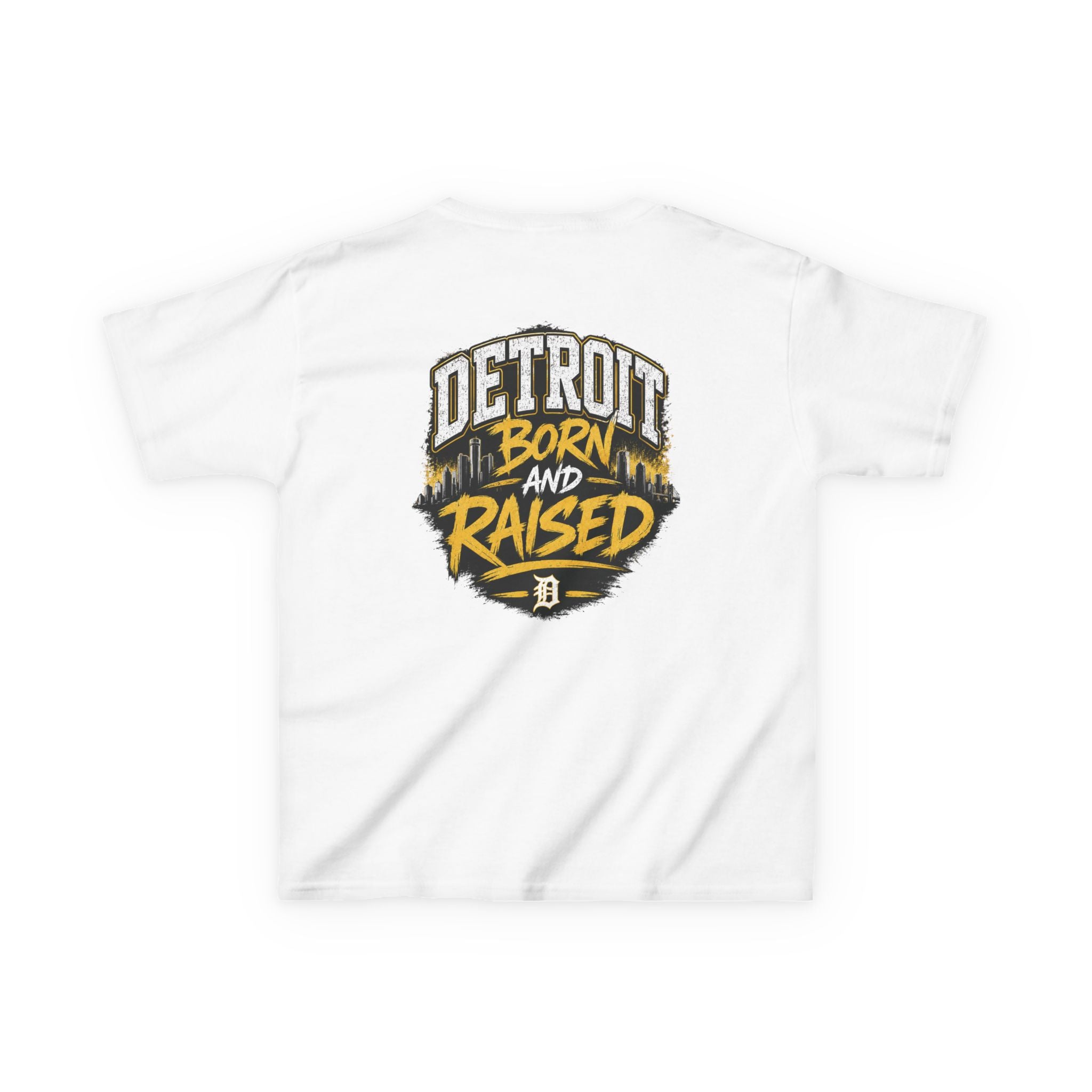 Detroit Born and Raised Kids T-Shirt — Youth City Pride Tee