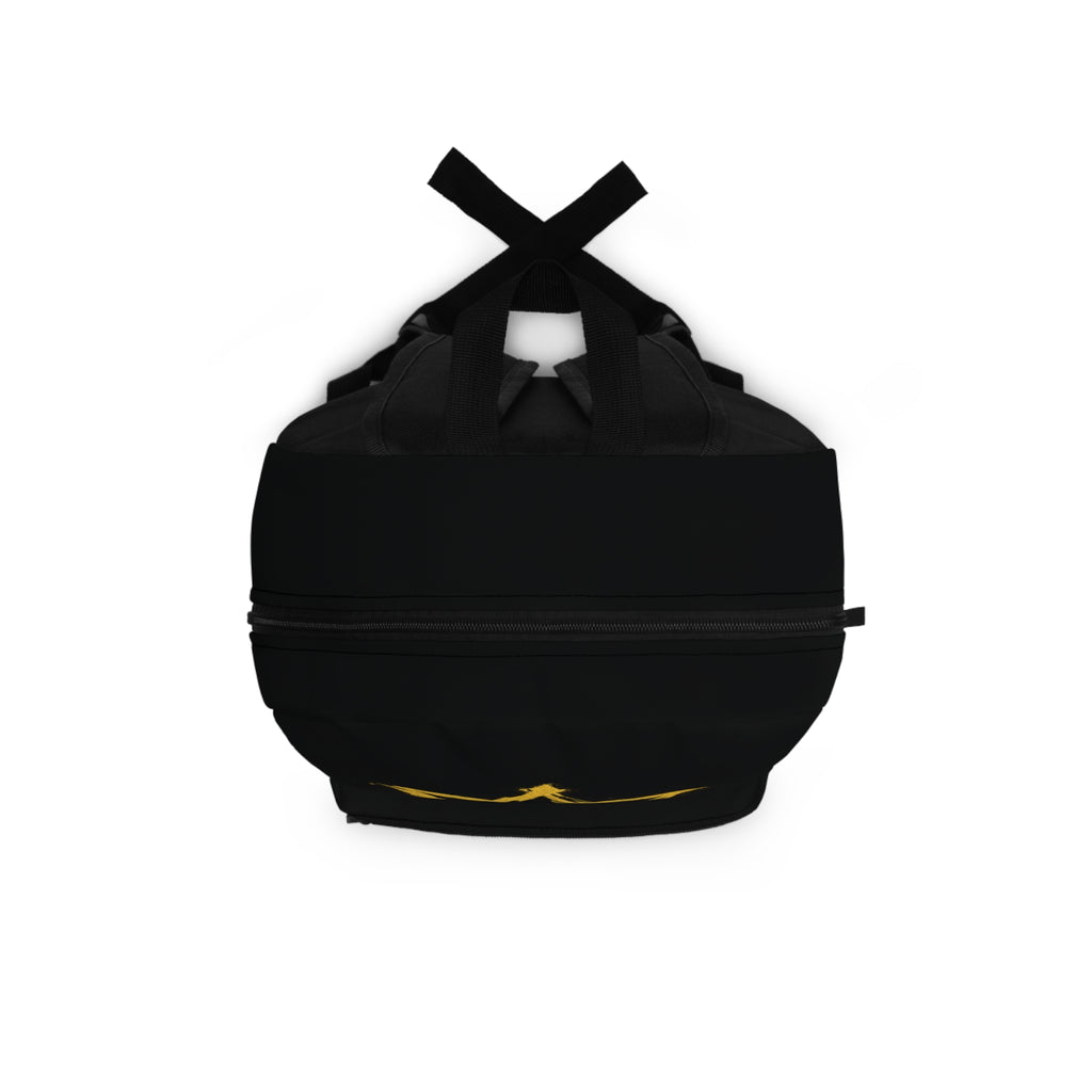 CostWalk Clothing Backpack — Streetwear Black Backpack with Gold Crown Logo