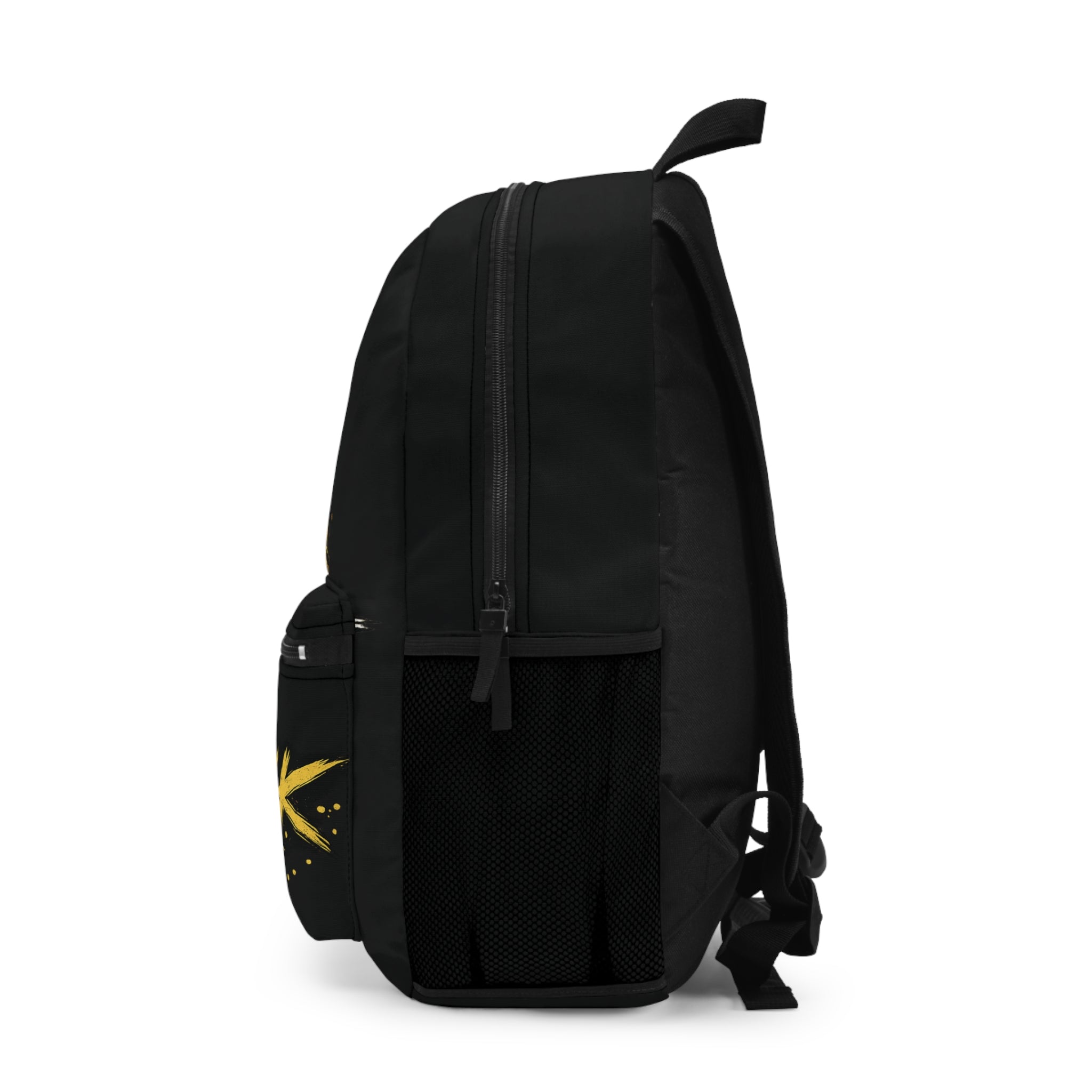 CostWalk Clothing Backpack — Streetwear Black Backpack with Gold Crown Logo