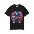Basketball Stitch T-Shirt — Cute Cartoon Player Graphic Tee