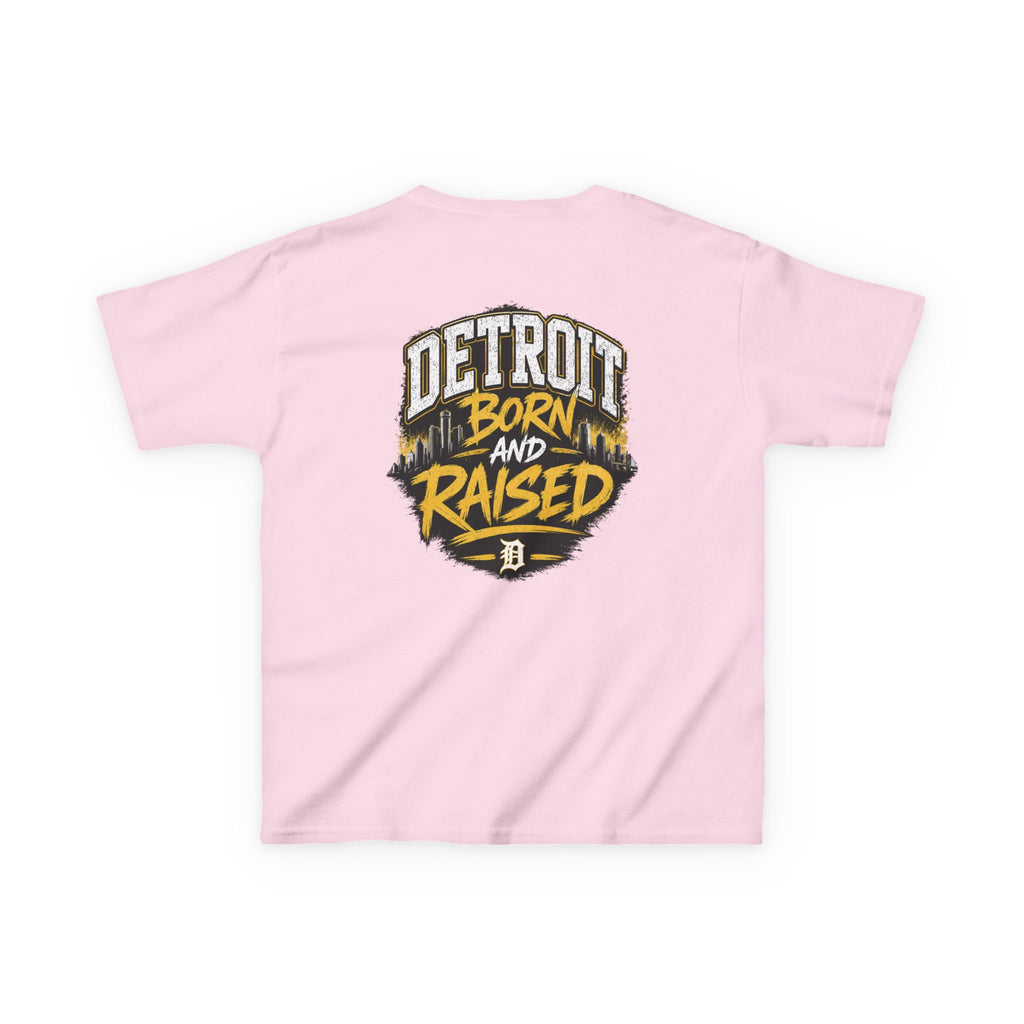 Detroit Born and Raised Kids T-Shirt — Youth City Pride Tee