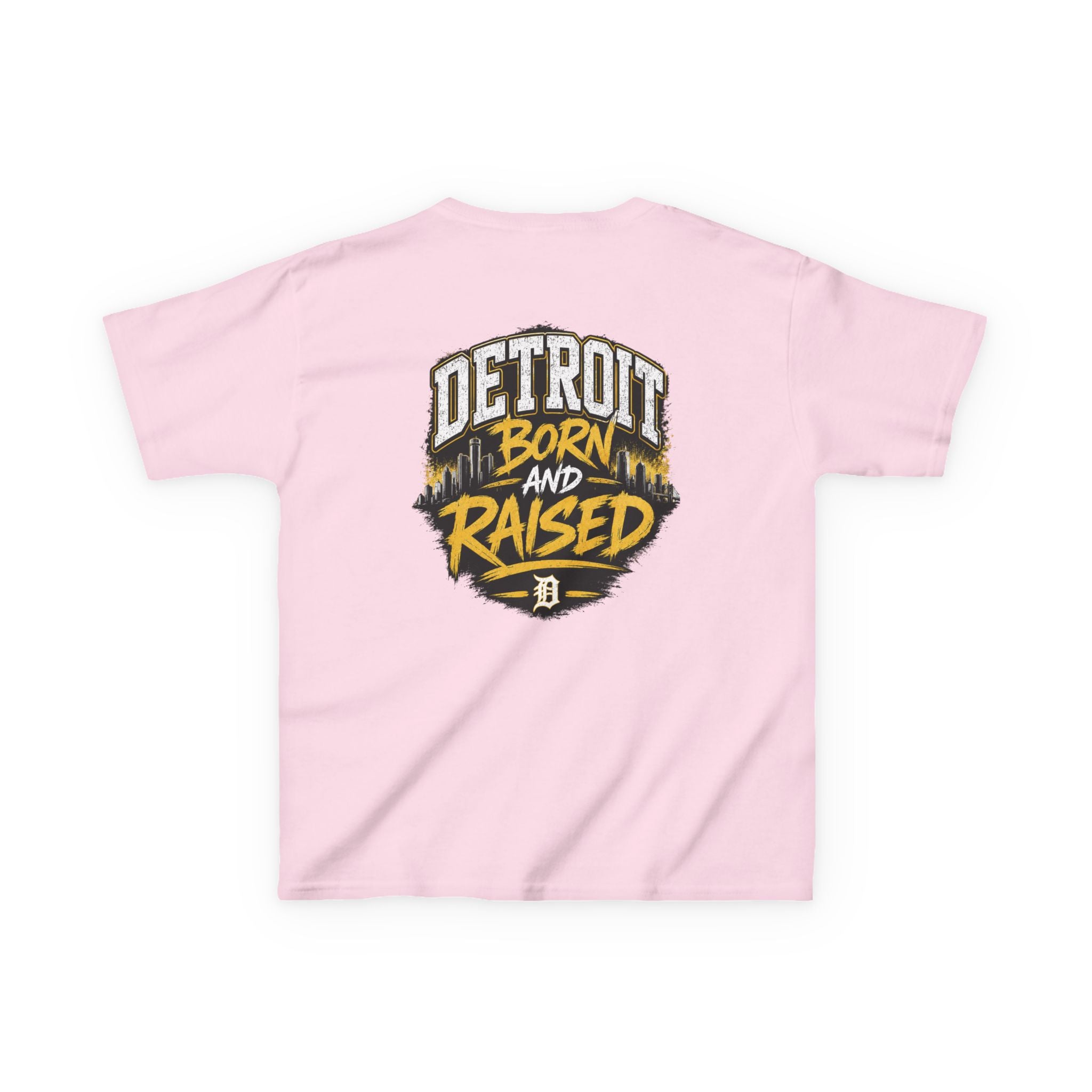 Detroit Born and Raised Kids T-Shirt — Youth City Pride Tee