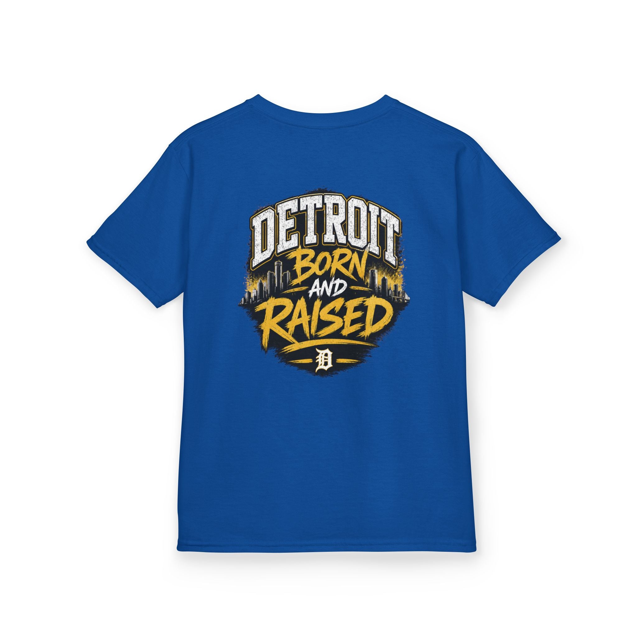Detroit Born and Raised Kids T-Shirt — Youth City Pride Tee