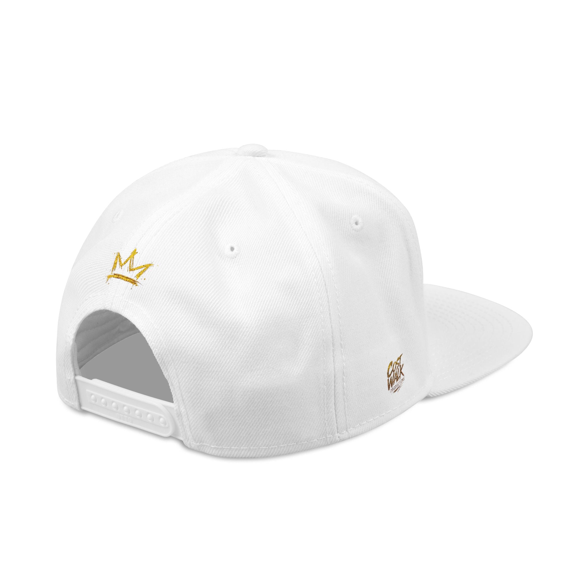 Embroidered Crown Snapback Hat — 'King Walk' Streetwear Snapback