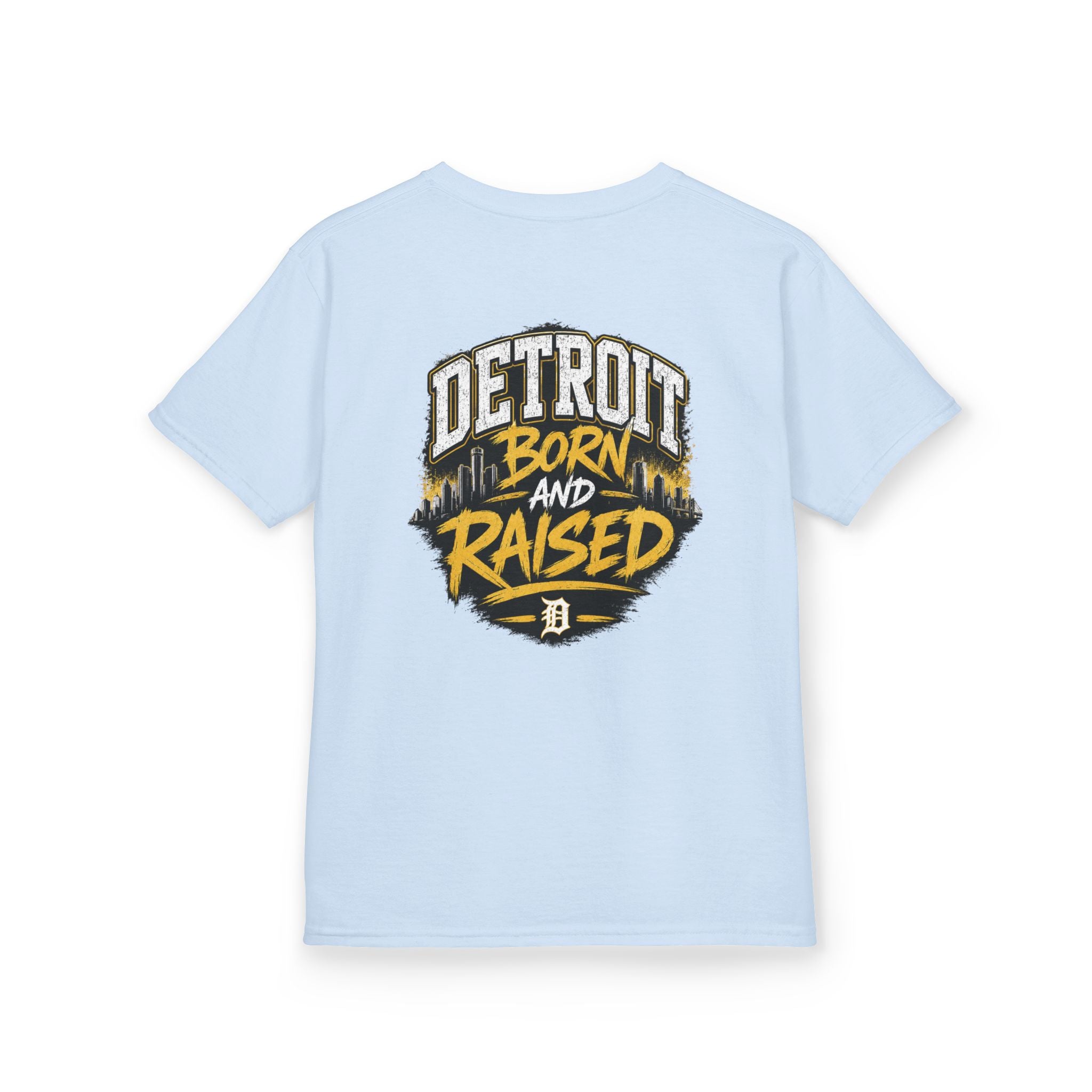 Detroit Born and Raised Kids T-Shirt — Youth City Pride Tee