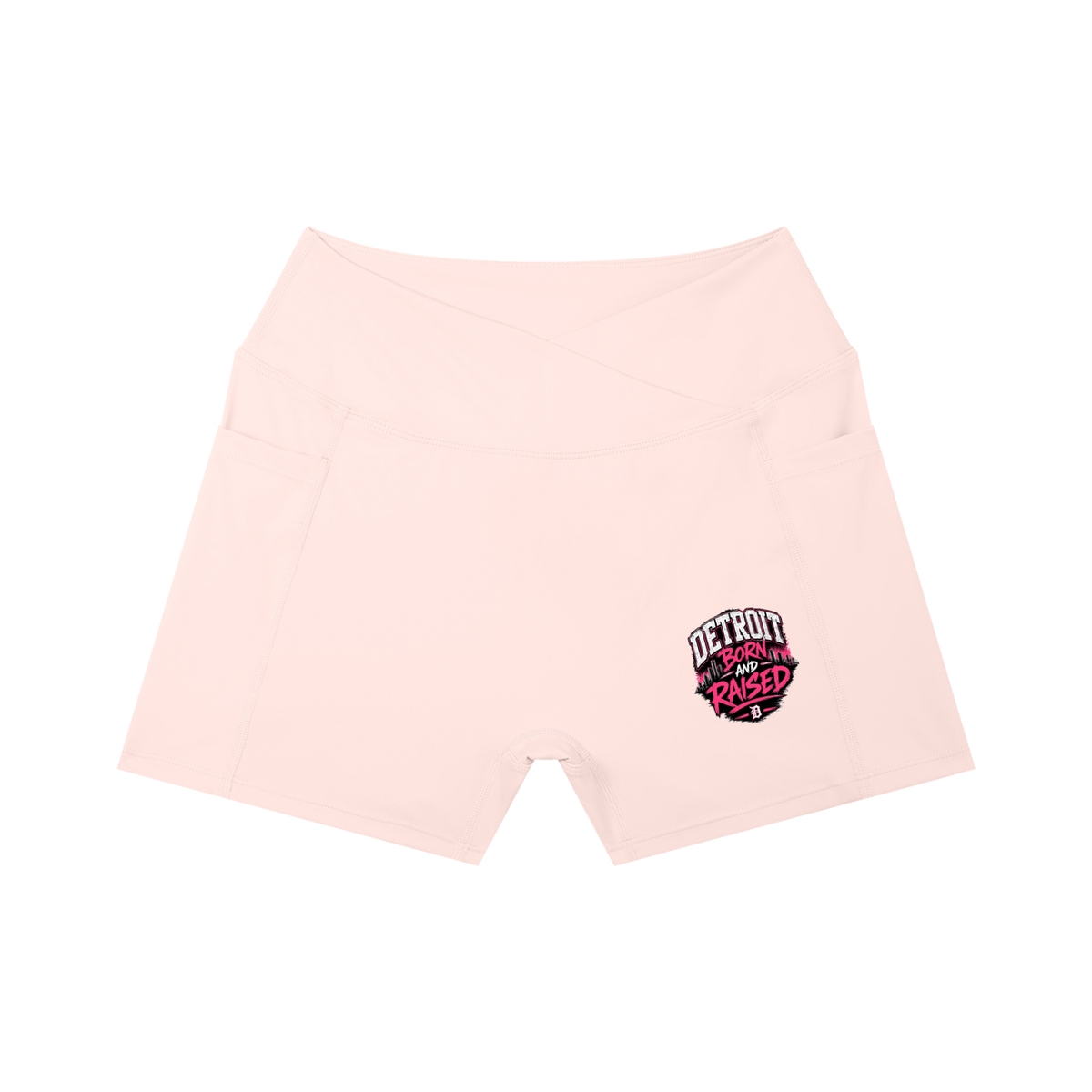 Women’s High Rise Pocket Yoga Shorts