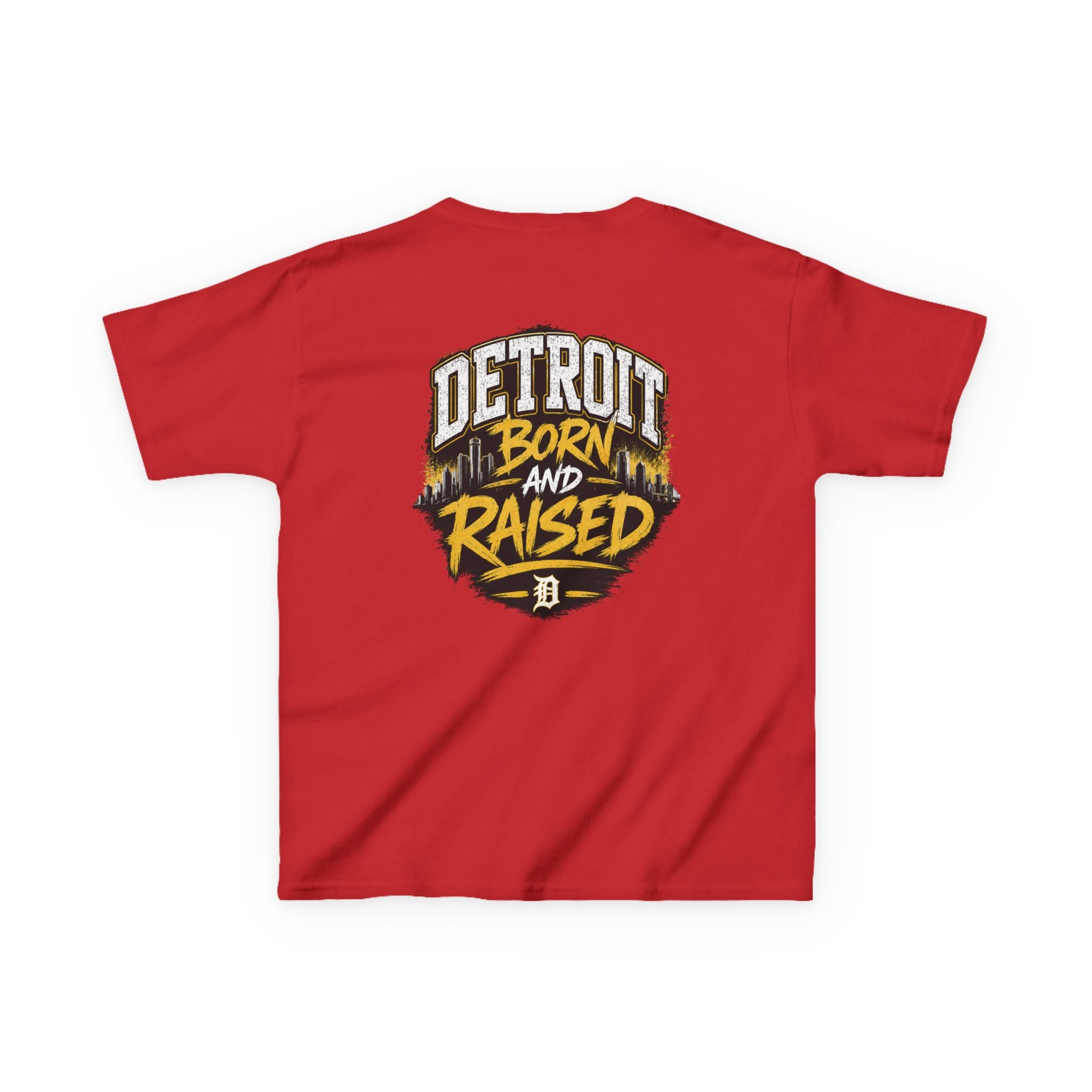Detroit Born and Raised Kids T-Shirt — Youth City Pride Tee