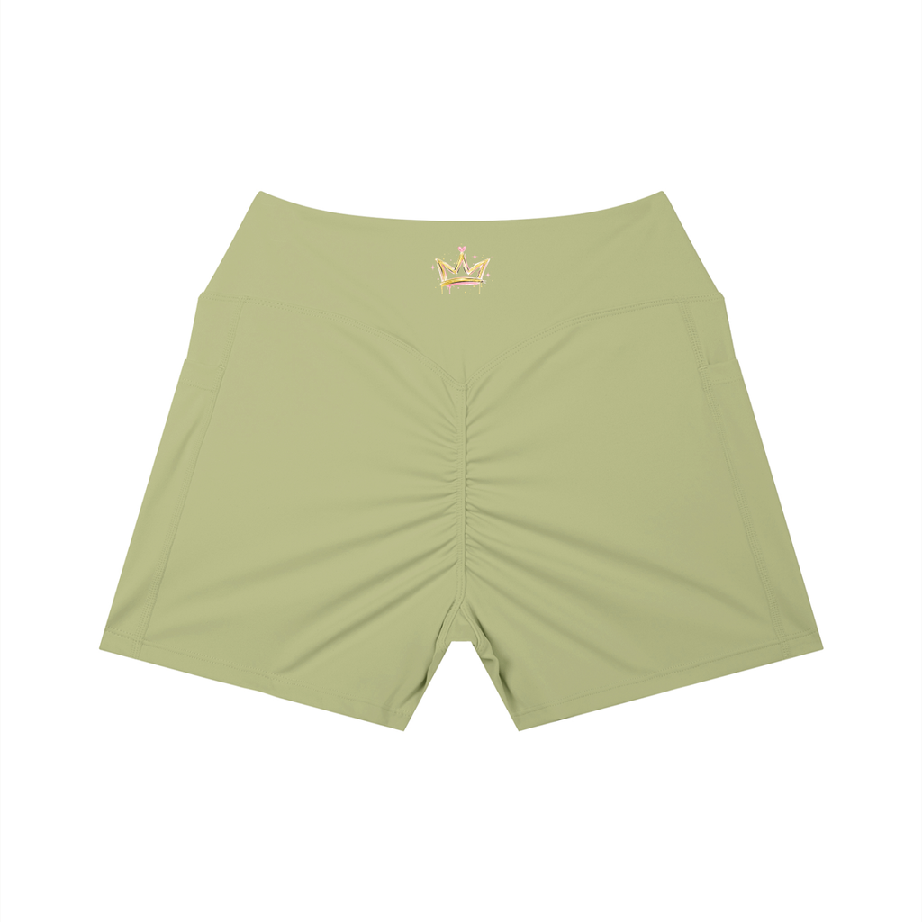 Women’s High Rise Pocket Yoga Shorts