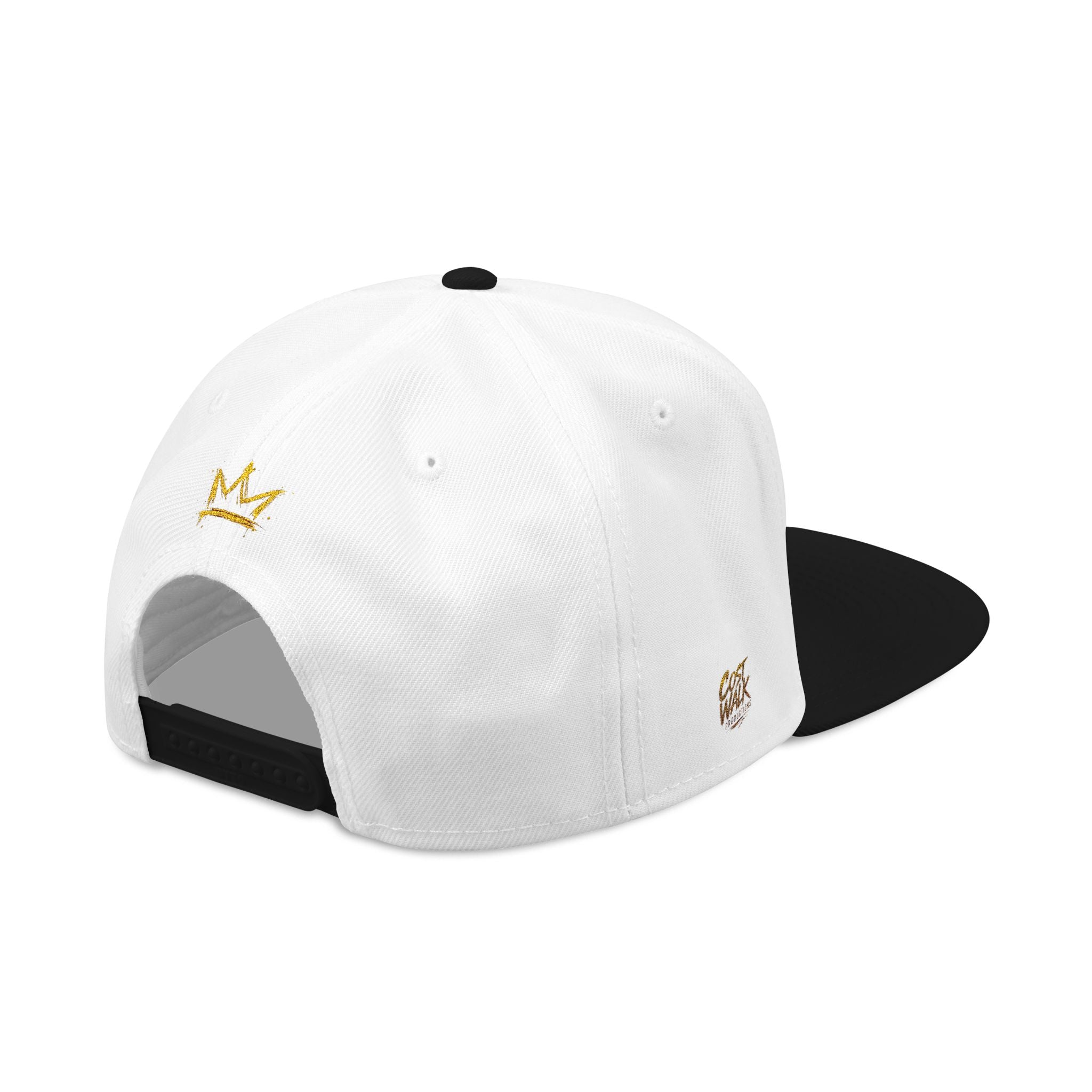 Embroidered Crown Snapback Hat — 'King Walk' Streetwear Snapback