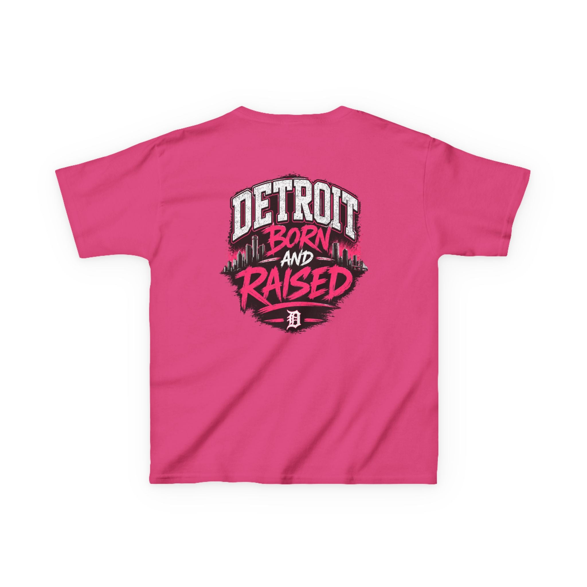 Detroit Born and Raised Kids Tee — Cost Walk Logo