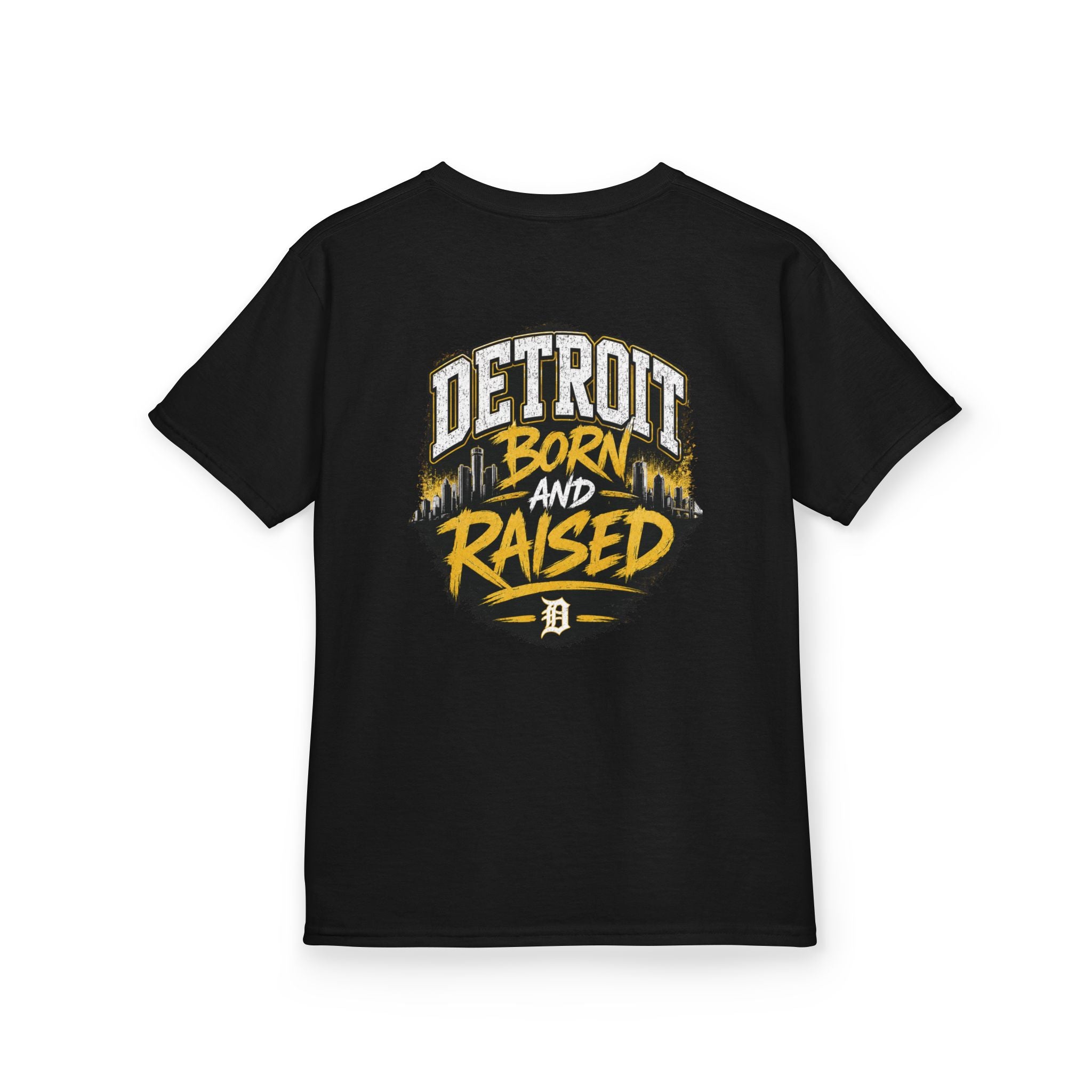 Detroit Born and Raised Kids T-Shirt — Youth City Pride Tee
