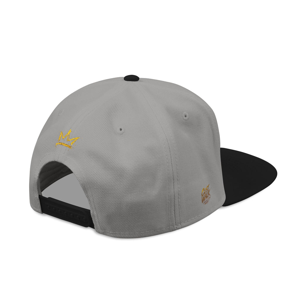 Embroidered Crown Snapback Hat — 'King Walk' Streetwear Snapback