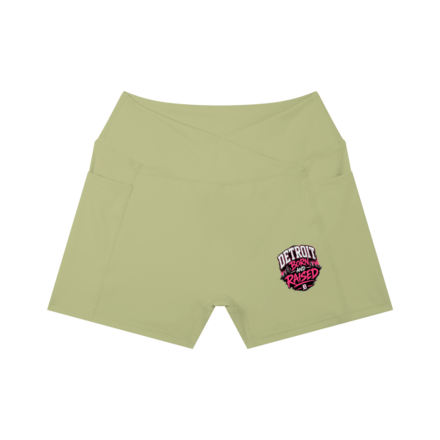 Women’s High Rise Pocket Yoga Shorts