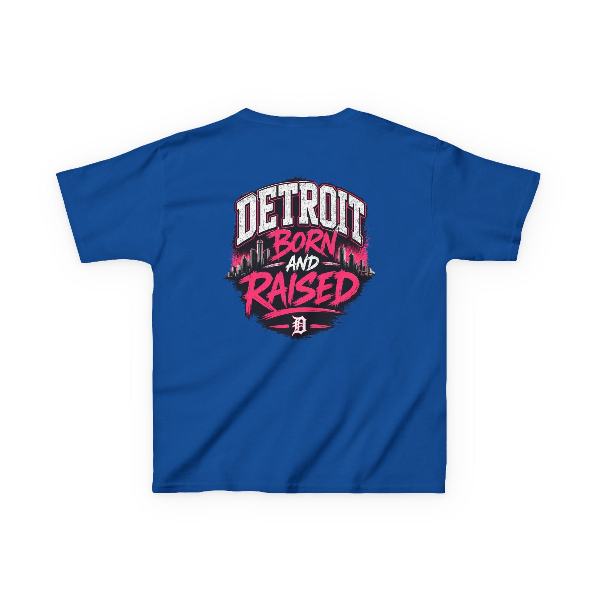 Detroit Born and Raised Kids Tee — Cost Walk Logo
