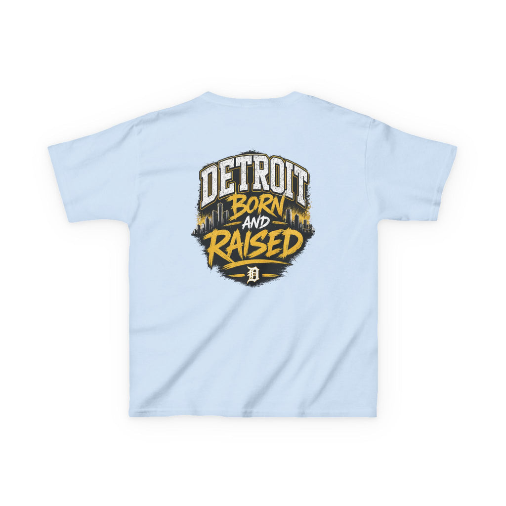 Detroit Born and Raised Kids T-Shirt — Youth City Pride Tee