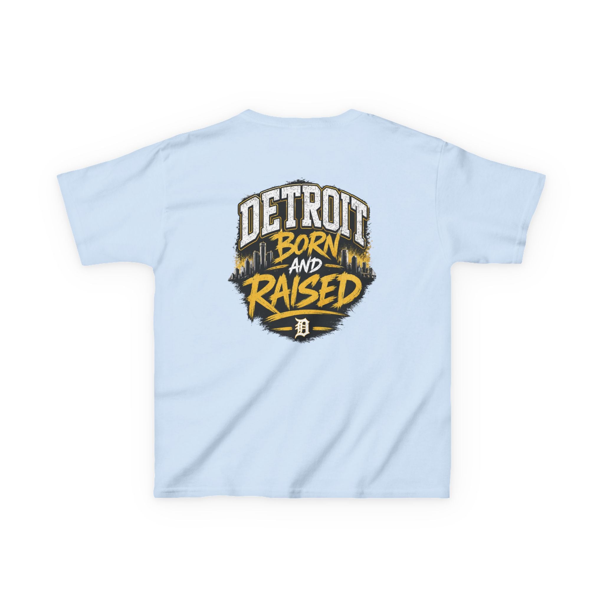 Detroit Born and Raised Kids T-Shirt — Youth City Pride Tee
