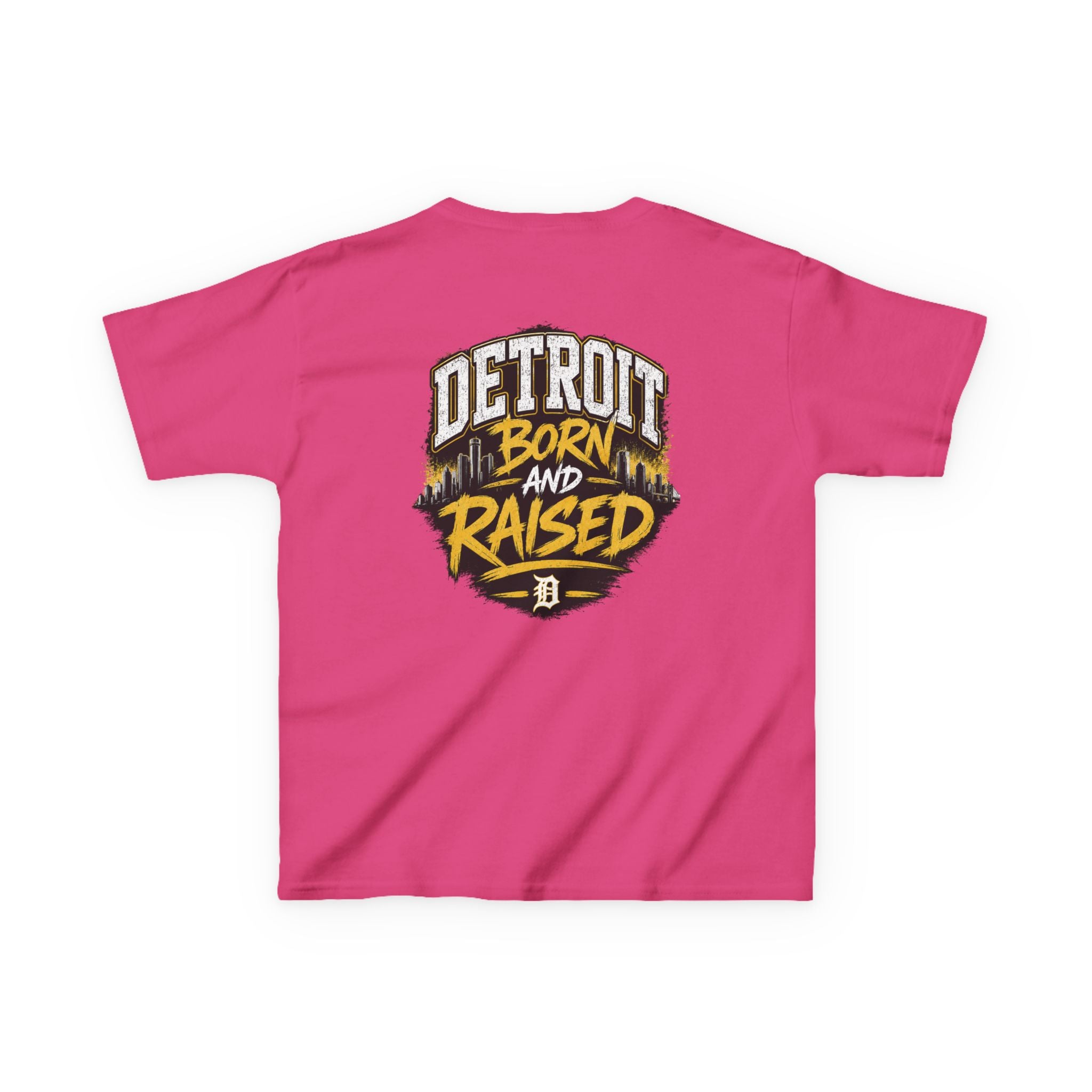 Detroit Born and Raised Kids T-Shirt — Youth City Pride Tee