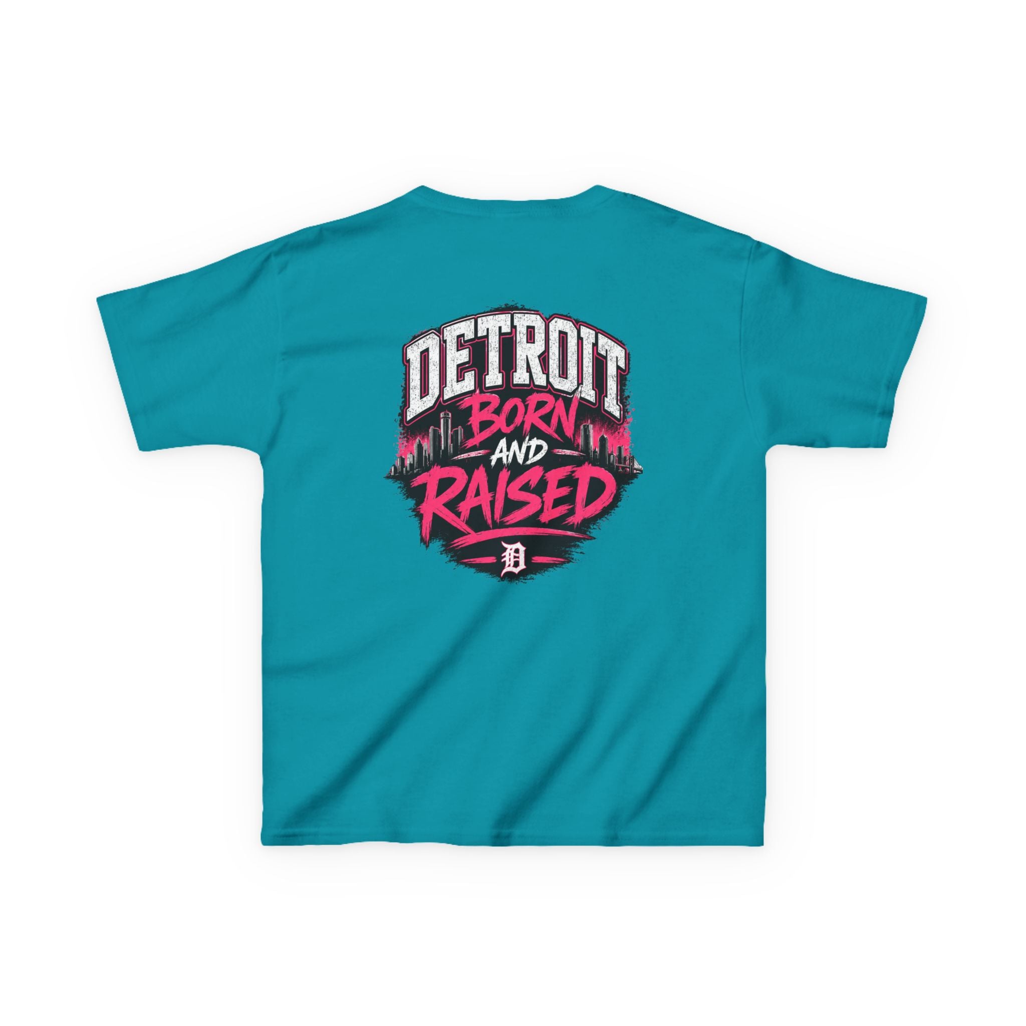 Detroit Born and Raised Kids Tee — Cost Walk Logo